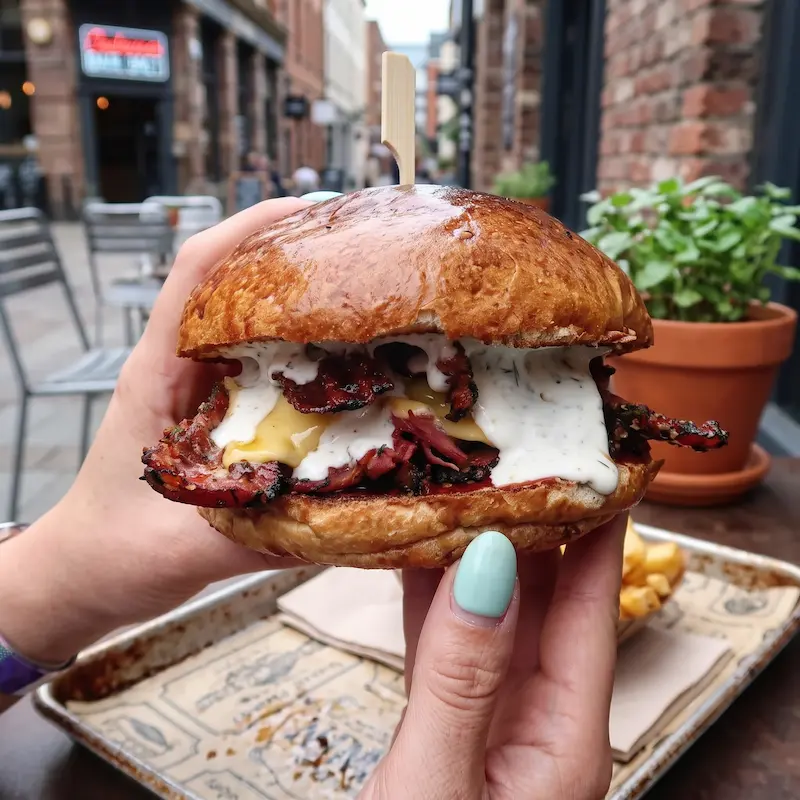 Rzemieślnicze burgery z food trucka na imprezy